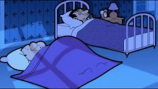 憨豆先生卡通版：同学的打呼声太响了，憨豆很生气！