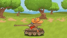 坦克世界：敌方坦克威力太强，小坦克英勇上阵了！