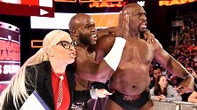 WWE-18年-RAW第1291期：双打赛 希莫斯&凯萨罗VS泰特斯品牌-单场