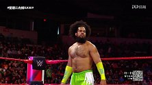 WWE-18年-RAW第1307期：单打赛 无敌荷西VS霍金斯-单场