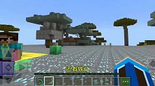 我的世界：通天魔法阵最神奇的功能，一整片草地立马变成了钻石矿