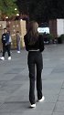 北京街拍，黑色系穿搭超美