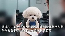 博主靠AI宠物短剧月入50万：几分钟一条成片