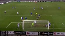 第60分钟萨格勒布迪纳摩球员马耶尔进球 沃尔夫斯贝格0-1萨格勒布迪纳摩