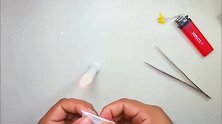 教你用缎带DIY苹果花，挺漂亮的