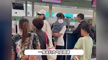 奚梦瑶何猷君一家被偶遇，3岁女儿侧颜曝光超萌，儿子由保姆照看
