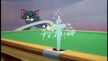 猫和老鼠：杰瑞走钢丝，玩的还挺溜，汤姆抓不着！