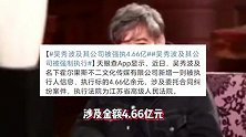 吴秀波回应被强执4.66亿，辛苦给资方拍戏，被人设局骗到破产