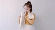 别再说买了围巾不会系了，教你“围脖”系法，时尚圈都在这样系！