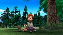 熊出没：蹦蹦非常想吃松子，一直缠着光头强不肯离开