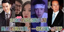 2020年娱乐大事件，肖战强势回归，明星人设翻车名场面