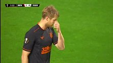 第1分钟格拉斯哥流浪者球员戈尔德森乌龙球 本菲卡1-0格拉斯哥流浪者