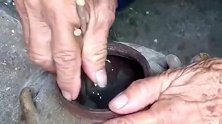 大爷从罐子里捞出白色的物体，我是不敢喝了！(1)