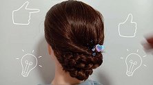 天气变冷30－50岁女人，可以这样盘发，简单好看易上手