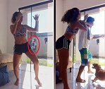 巴西：一名女子在家里跳舞时遇入侵者，赤手空拳将其打跑