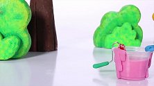 儿童卡通片：艾尔莎妈妈施展魔法变出新房子