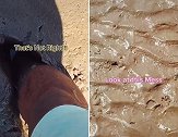美国：迈阿密男子第一次到英国海滩旅游，发现竟是一片泥滩