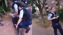 澳洲也现暴力执法：16岁原住民少年被警察当街撂倒 脸朝下砸地