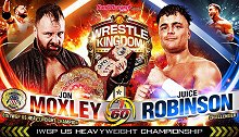 NJPW《摔角王国14》：IWGP全美冠军赛 乔恩·莫克斯利VS果汁·罗宾逊