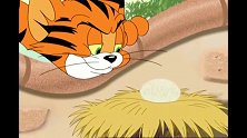 猫和老鼠：汤姆变老虎的样子，蚂蚁吓的给它让道
