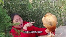 胖妹抓4斤土鸡搞创新，不加一滴水，鸡汤非常鲜，太美味了