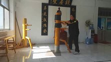 木人桩，116个动作打得风雨不透，咏春的实战能力强，咏春拳李亮