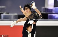 隋文静/韩聪复出首秀惊艳全场 花滑世锦赛短节目暂列第二名