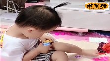 宝宝这一天天的，萌娃还不够喝呢，还要给妹妹喝