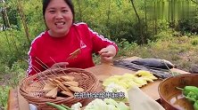 烧烤这样吃才叫爽，胖妹30元买10个菜，奶奶都吃得嘴角流油