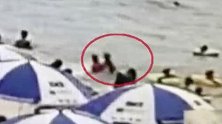广东深圳：6岁男童误入深水区溺水，他“百米冲刺”跳海救人