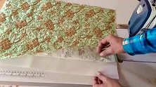 老式的缎面被单用途大，小哥教你简单手工制作，每月轻松赚一万