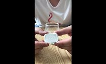 神奇的奶片压缩毛巾，出门旅游必备