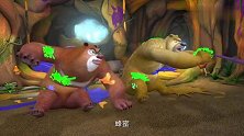 熊出没：熊大威慑力太强，光头强被吓坏，两条腿直哆嗦