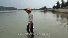 小渔翁到海边一个废弃的生蚝排，水下到处是大青口，这次好过瘾
