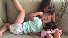 中国女孩收养后被当作公主来宠，看这个细节就知道什么叫做宠溺