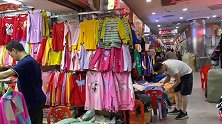 广州沙河服装市场童装专区，十几块钱就能买一套，款式多还很好看