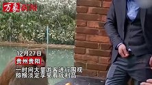 顽皮猕猴抢游客食物，女子靠近想拍照，随后一幕让她惊魂未定