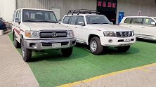 两台硬派越野车齐聚一堂，丰田陆巡vs日产途乐，霸气！