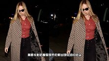 英姿飒爽！女星詹妮弗·劳伦斯一身帅气造型前往发型屋