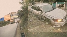 四川达州：司机油门当刹车冲向行人，同伴惊叫：完了完了