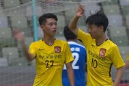 恒大U17冠军赛-谭凯元双响宁浩旭2传1射 广州恒大淘宝4-0河北华夏幸福