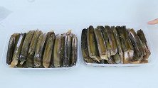 花88元买了2大盘“竹节蛏”，放蒜蓉蒸着吃，太过瘾了