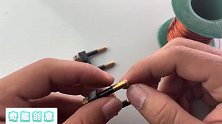 磁铁和线圈通过电话卡连接制作路由器