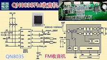 收音机模块原理与维修，QN8035收音机应用电路详解，引脚功