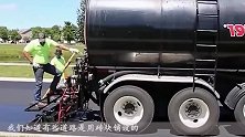 德国铺路机械有多先进？6米宽道路分分钟搞定，难以置信