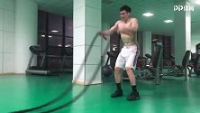 赵泰隆这战绳训练什么水平？不愧是福建队第一肌肉猛男