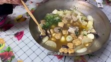 温州瑞安小家庭，十几种菜做成大杂烩，暖暖的吃的好爽