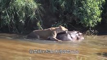鬣狗饥饿难耐单挑河马，河马一动不动，这是什么原因