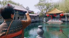 济南趵突泉春色美景，一位游客说这是他见过最清澈的泉水