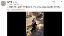 谢杏芳晒儿子打扫院落，意外暴露豪宅外景，网友真壕气